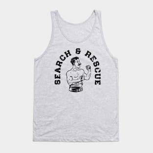 Search & Rescue Logo Inverted Tank Top